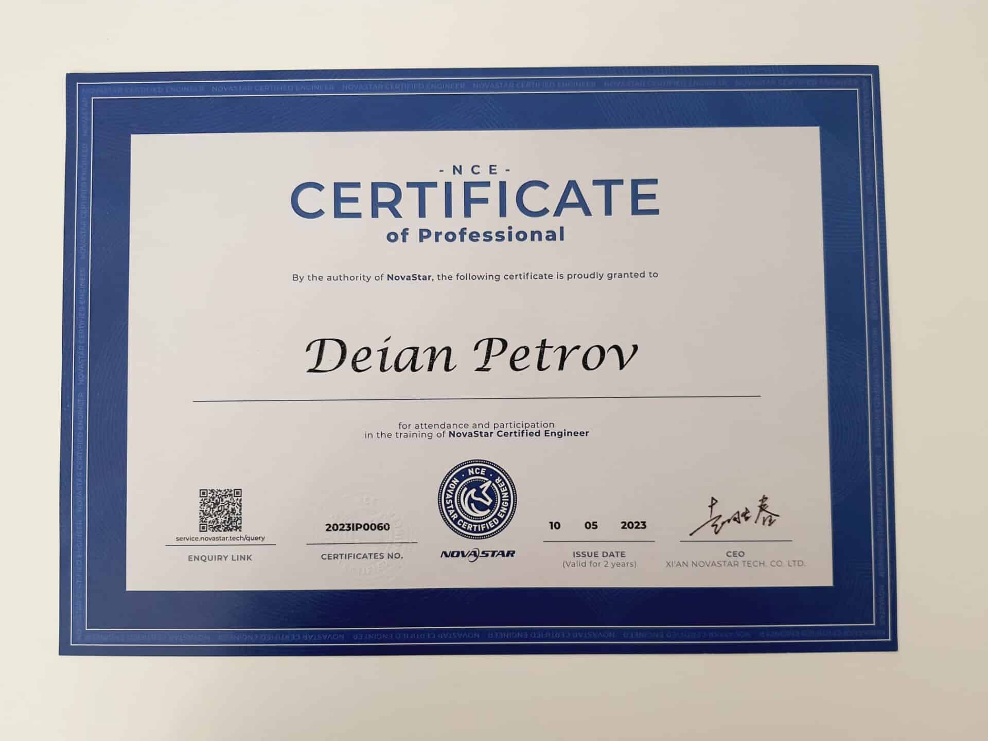 Novastar Certified Engineer Romania Training Course • Bestevent • NCE